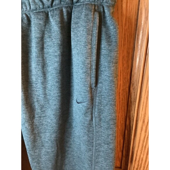 Nike Therma Fit Joggers Women's Size L Heather Green Dri-Fit Fleece Lined - Picture 3 of 5